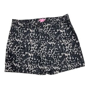 Isaac Mizrahi Leopard Print Shorts Size 16